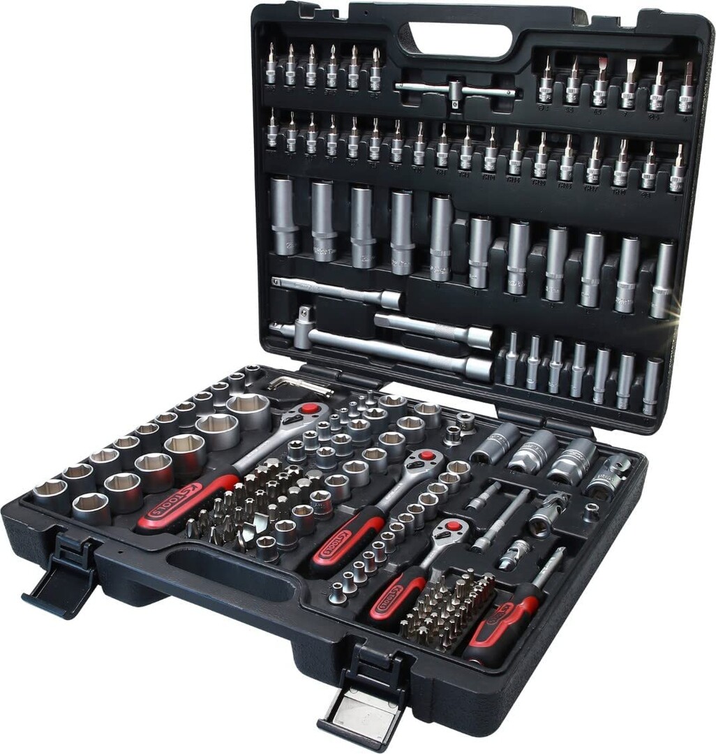 KS TOOLS Stecknuss-Satz Steckschlüssel-Satz 1/4" 3/8" 1/2" SUPERLOCK 179-te…