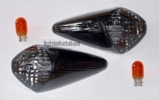 Schwarze Front Blinker Honda VFR 800 1998-2001 smoked front signals
