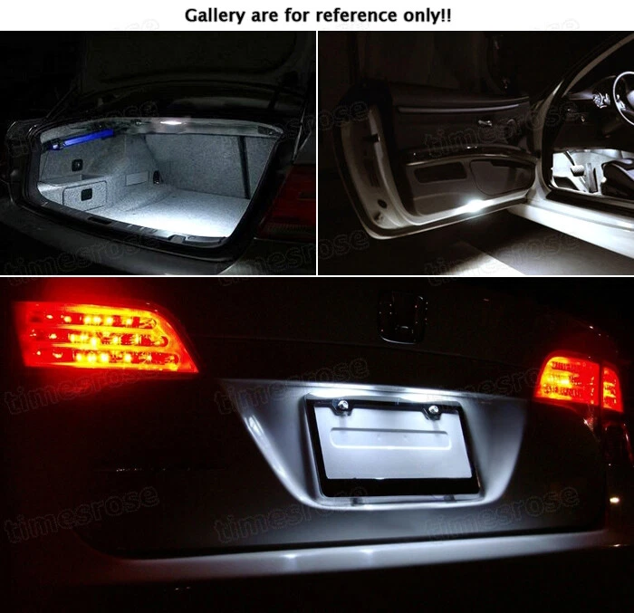 2x LED SMD White Light Interior Bulb Kit for 2002-2006 Toyota Corolla Error Free - Imagem 4 de 4
