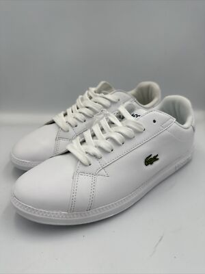 Lacoste Women's Lacoste Trainers Size Lacoste Graduate Trainers Ladies  White Size UK (REFA40)