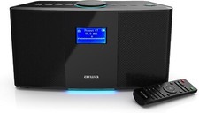 AIWA Exos 5 Wireless Speaker Unleash Powerful Sound Bluetooth Alarm Clock NEW