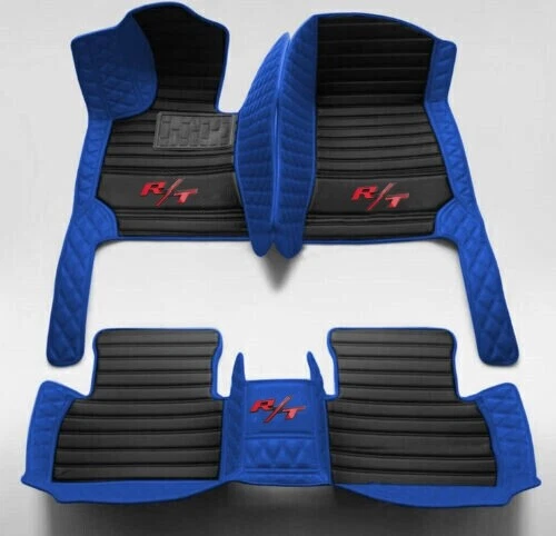 Fit For Dodge Charger Challenger RT 2006-2024 Car Floor Mats Leather Waterproof - Picture 4 of 35