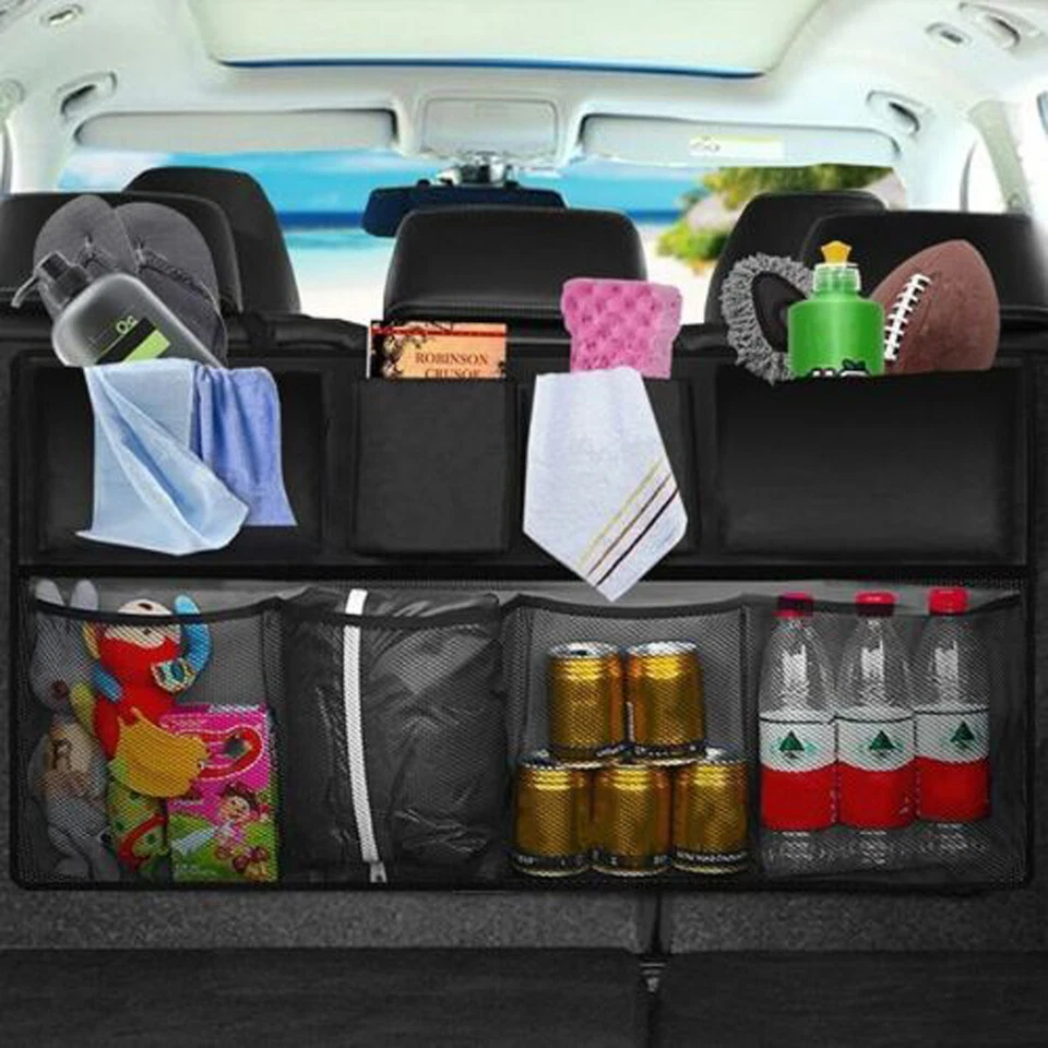 Universal Car Backseat Bag Storage Car Backseat Trunk Organizer High Capacity Foto 2 de 4