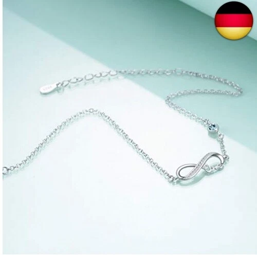 Infinity Armband Damen Sterling Silber 925 Unendlichkeitszeichen Armband - Bild 3 von 7
