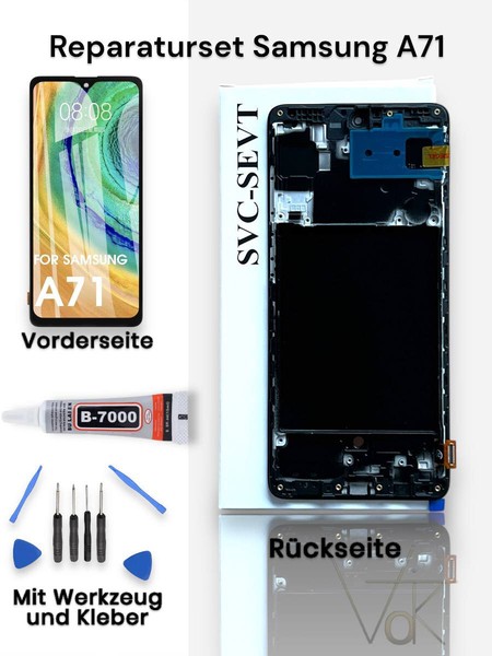 Oled Display FüR Original Samsung Galaxy A71 A715F Touchscreen Bildschirm-image
