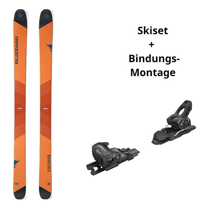 Blizzard COCHISE 185cm Freeride Ski + Skibindung  Attack 11 Demo + Montage