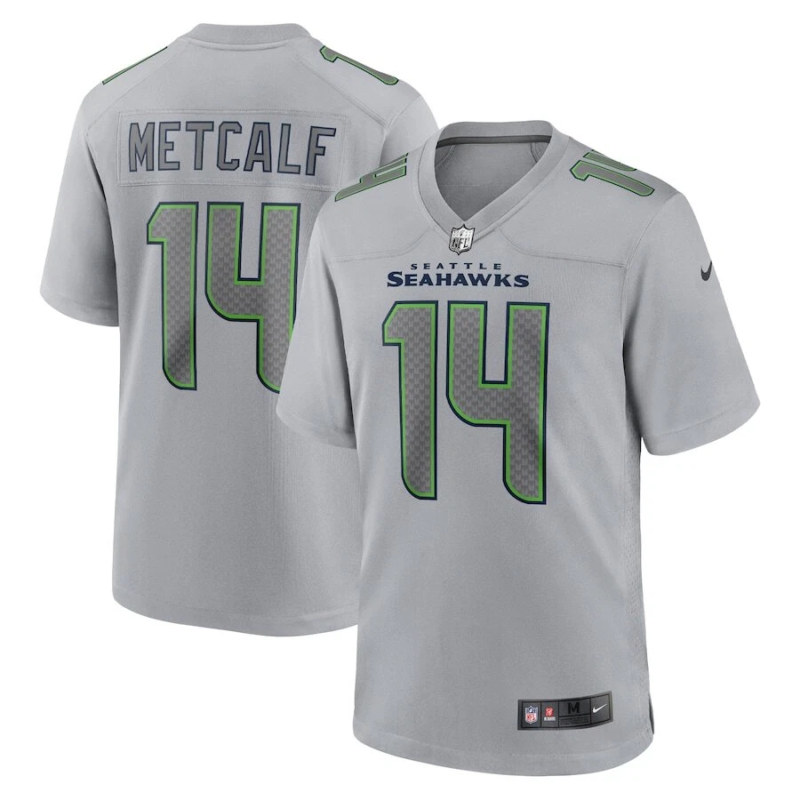 Nike Seattle Seahawks NFL DK Metcalf #14 Home Game Player Jersey