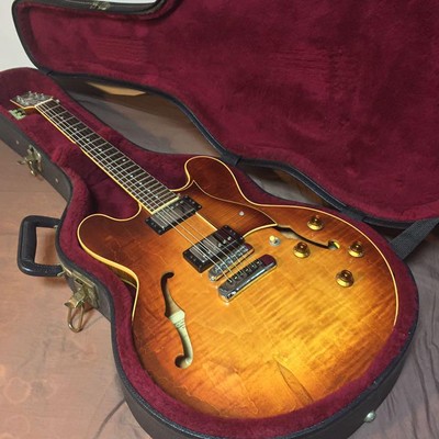 Electric Guitar Heritage H-540 ALM SB Semi-Hollow Sunburst Limited 