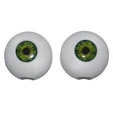 VENTRÍLOCUO, OJOS DE MARIONETA - 1,5 Diámetro - Verde
