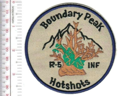 Hot Shot Fire Crew Boundary Peak Hotshots IHC Inyo National Forest vel NO TARIFF