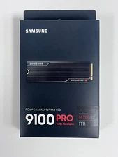 New SAMSUNG SSD 9100 PRO with Heatsink 1TB PCIe 5.0x4 M.2 2280 MZ-VAP1T0CW