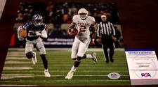 Roschon Johnson Texas Longhorns Signed Autographed 8x10 Photo PSA C