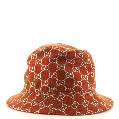 Gucci Bucket Hat GG Lame Canvas XXL | eBay