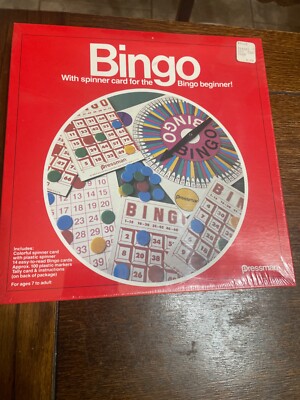 1982 Pressman Bingo Game in original sealed packaging