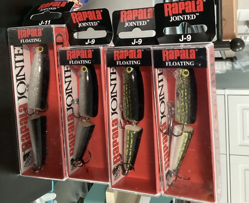 Lot De 4 Leurres Rapala Ultraléger F-3 – 1/16 Oz – Argent – F3