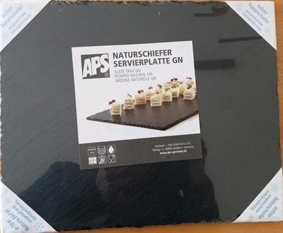 APS Schiefer Servierplatte GN 32,5x26, 5 Neu originalverpackt