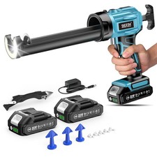 Cordless Caulking Gun Filling Sealing Adhesive Caulk Gun,2.0Ah Battery+Charger