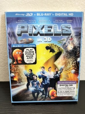 Pixels Blu-ray 3D Blu-ray Digital HD Adam Sandler