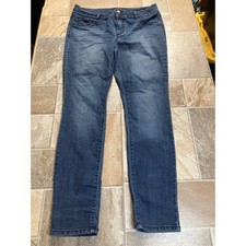 d jeans Women's Blue Denim Skinny Jeans Size 12 High Rise Stretch