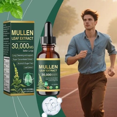 Mullein Tropfen Königskerze Extrakt, 60ml Mullein Leaf Extract Drops, Natürliche