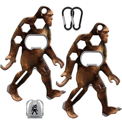 Unique Sasquatch Pocket Multitool 2 Pack, Funny Fathers Day Dad Gifts, Person...