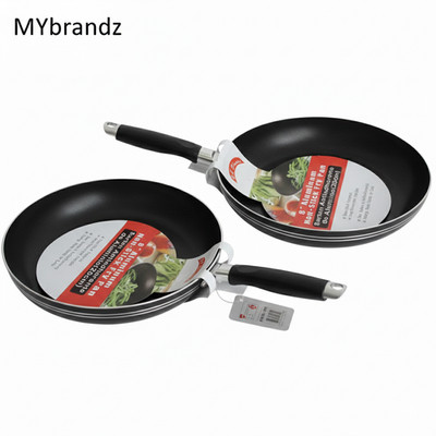 Bene Casa 8'' Nonstick Aluminum Fry Pan Skillet Black BC40008 2-Pack
