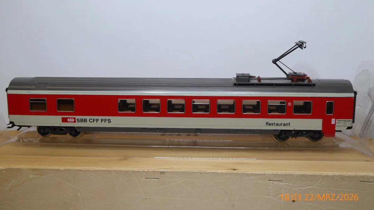 Wagon-restaurant Märklin 42173 – Elvetino SBB CFF – échelle H0 – Occasion