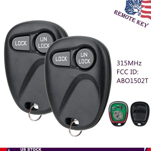 2 For 1997 1998 1999 GMC Sierra Chevy C/K Silverado 1500 2500 Remote Key Fob - product listing photo