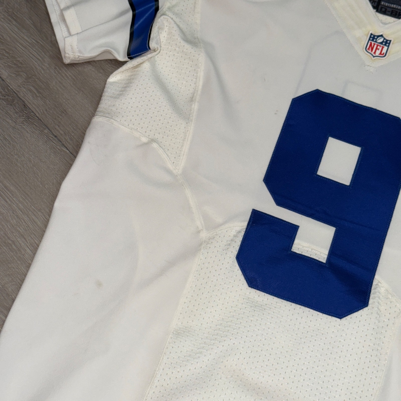 TONY ROMO Pro Cut 2014 Dallas Cowboys Jersey Nike 46 Authentic Team Issue Game