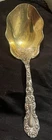 Antique 1894 Gorham Imperial Chrysanthemum Sterling Silver Berry Spoon Gold Wash