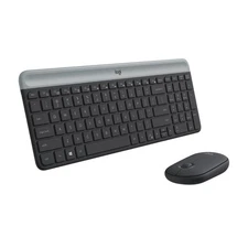 Logitech MK470 Slim Wireless Keyboard and Mouse Combo - Black/Gray