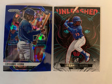 Luisangel Acuna #2 (RC) 2025 Donruss Unleashed AND PRIZM Blue Ice #295