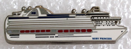 Ruby Princess - Princess Cruise Lines Cruise Ship Tourist Travel Souvenir Pin