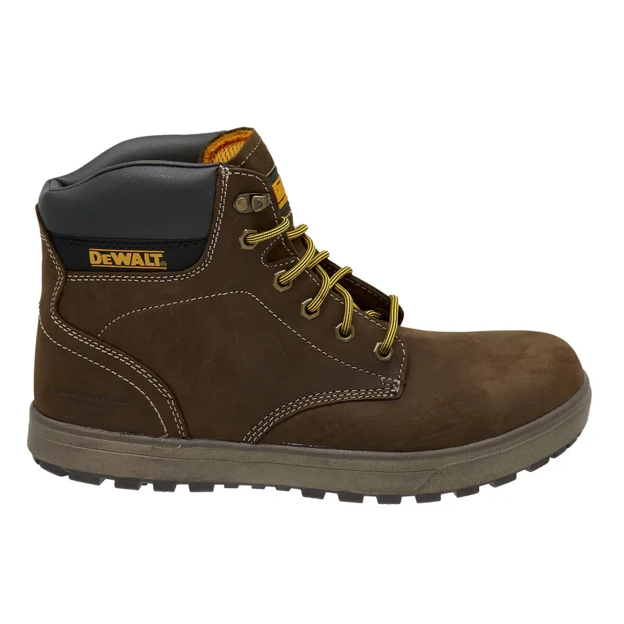 Werkschoen unisex instapper S3 maat 44 hoog model bruin - Veiligheidsschoenen heren