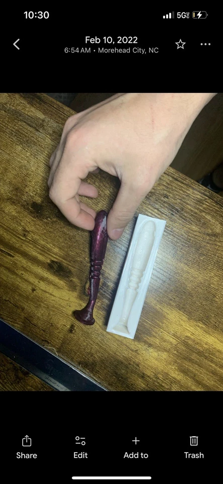 5 Inch Paddle Tail Fishing Mold - Image 4 of 4