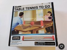 Franklin Table Tennis To Go Portable Net Set w/ 2 Paddles, 2 Balls & Bag