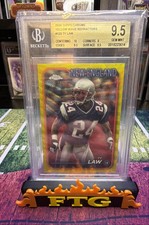 2024 Topps Chrome - Ty Law #123 Yellow Wave Refractor /75
