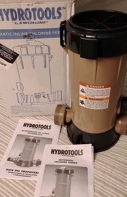 HYDROTOOLS By SWIMLINE 8750 Super Premium In-Line Automatic Chlorine Feeder
