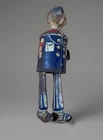 1930s Vintage tin Popeye wind-up walking metal toy No Arms Legs Work