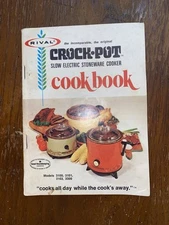 Vtg 70 Rival Crockpot Crock Pot Cookbook Instruction Booklet Cook Book 3100 3101