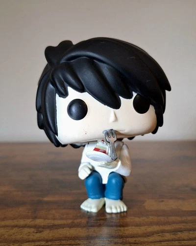 Funko Pop! Animation: Death Note L With Cake #219 Vinyl Figure (Loose)