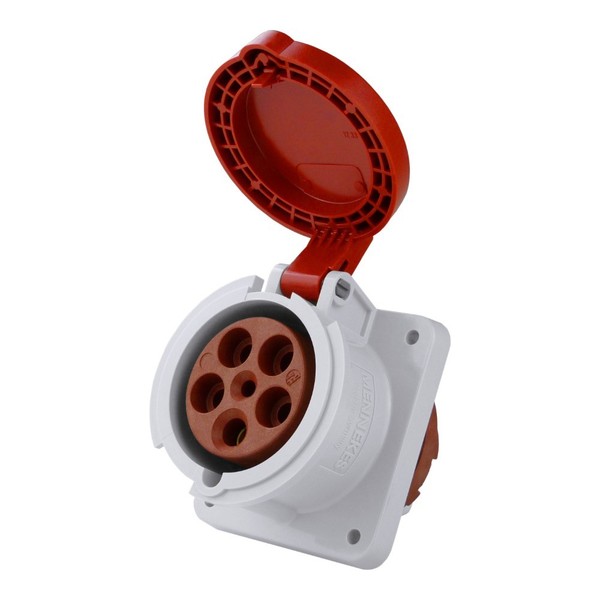 Cee Mennekes Einbausteckdose 63A 5P 400V IP44 Anbausteckdose Typ 1252A 8842-image