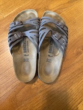 Birkenstock Sandals Womens 9.5 EU 40 Granada Brown Leather 2 Strap