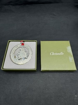 CHRISTOFLE Silver Plated Christmas Ornament