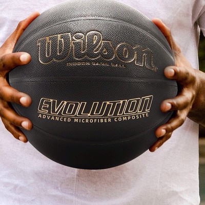 RARE Wilson Evolution Black Gold Edition PROTOTYPE Basketball Size 7 BRAND NEW
