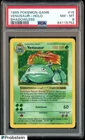 1999 Pokemon Game Shadowless #15 Venusaur Holo PSA 8 NM-MT