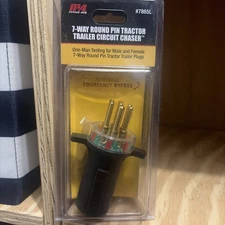 7865L  7-Way Round Pin Tractor Trailer Circuit Chaser™ for Testing Turn Signals