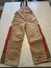 Carhartt Double Knee Coveralls 40x32 R41 BRN 100 Cotton 2010