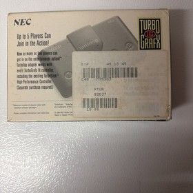 TURBOGRAFX 16 TURBO TAP BOXED AND COMPLETE NEC MULTI-CONTROLLER ADAPTER! 