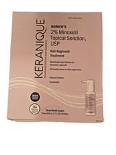 Keranique Women's Hair Regrowth Treatment 2 Minoxidil 3 MONTH SUPPLY Exp 7/25